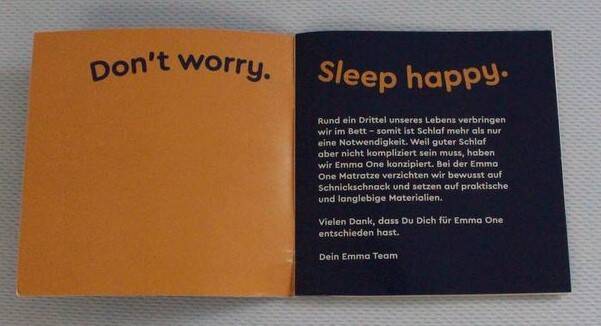 Folheto informativo Emma